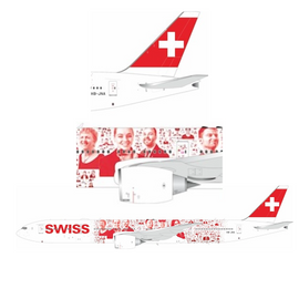 WB Model Swiss International Air Lines "People's Plane" Boeing 777-300ER  HB-JNA Scale 1/200 B-773-JNA