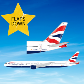 Gemini 200 British Airways Boeing 777-300ER G-STBH Flaps Down Scale 1/200 G2BAW1131F