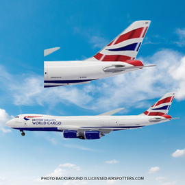 JC Wings British Airways World Cargo Boeing 747-8F G-GSSF Scale 1/400 EW4748015