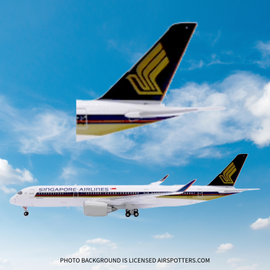 JC Wings Singapore Airlines Airbus A350-900 9V-SJF Scale 1/400 XX40168