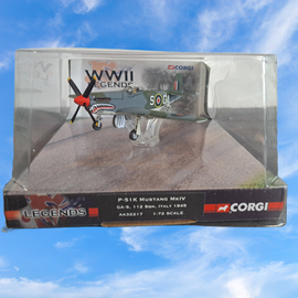 Corgi P-51 K Mustang Shark Mouth Warbird Duxford GA-S 112 Squadron Italy 1945 Scale 1/72 AA32217