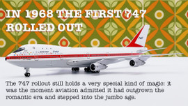 JC Wings 1/200 Boeing 747-100 “City of Everett” N7470 Boeing house colours LH2432. Detailed diecast model of the original 747 prototype.