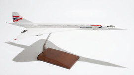 Skymarks British Airways Concorde Resin Model With Metal Stand Scale 1/100 G2310