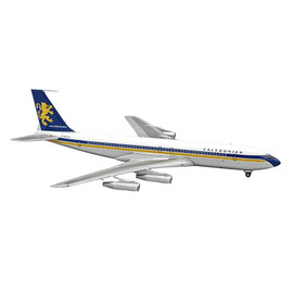 Inflight 200 Caledonian Airways Boeing 707-399C G-AVKA With Stand Limited to 60 Models Worldwide Scale 1/200 IF707CD0725PR