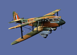 Oxford Diecast Scottish Airways DH89 Dragon Rapide G-AGJG Scale 1/72 OX72DR003