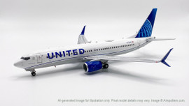 Inflight 200 United Airlines Boeing 737-9 MAX N77575 Scale 1/200 IF739M0825