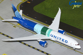 Gemini 200 United Airlines Boeing 787-9 N24988 "The Future Is SAF" Flaps Extended Scale 1/200 G2UAL1395