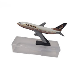 This Snap-Fit Britannia Airways Boeing 737-200 in 1:200 scale captures the charm of one of Britain’s most popular charter airlines. This Snap-Fit Britannia Airways Boeing 737-200 in 1:200 scale captures the charm of one of Britain’s most popular charter airlines.