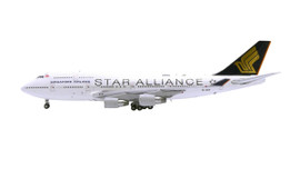 JC Wings Boeing 747-400 – Singapore Airlines “Star Alliance” 9V-SPP – Scale 1:400 – XX40701 JC Wings Boeing 747-400 – Singapore Airlines “Star Alliance” 9V-SPP – Scale 1:400 – XX40701