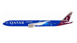 WB Models 1:400 Qatar Airways Boeing 777-300ER A7-BED UEFA Champions League Diecast Model Aircraft
