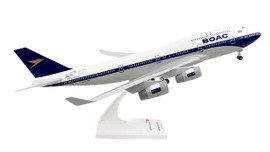 Skymarks British Airways BOAC Boeing 747-400 G-BYGC 100 year anniversary with stand Scale 1/200 SKR1015A
