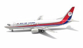 InFlight 200 Dan-Air London BAC 111-401AK G-AXCP Polished 1/200
