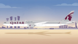 Gemini 200 1/200 Boeing 777-9 Qatar Airways A7-BKA diecast model aircraft