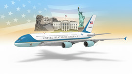 WB Models Models Airbus A380 Air Force One 38000 Scale 1/200 B-380-USAF