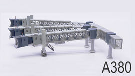 JC Wings Airport Accessories Air Passenger Bridge for A380 (Transparent) Scale 1/400 LH4385