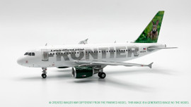 Inflight 200 Frontier Airlines Airbus A318-111 N803FR 1/200 Model with Stand
