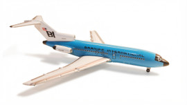 AeroClassics 1/400 Braniff International Boeing 727-100 N7272 in Braniff livery, pre-loved in original box (Model Aircraft)
