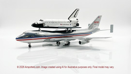 JC Wings NASA Boeing 747-100 Shuttle Carrier Aircraft N905NA With Space Shuttle & Antenna Scale 1/400 XX40341