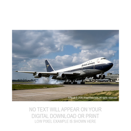British Airways Boeing 747-400 “A Hard Landing” 1974 Livery BOAC BEA Merger – Aviation Tribute Artwork