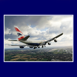 British Airways Boeing 747-400 G-BYGD – “On Finals” Tribute is a Nostalgic: Homage to the Queen of the Skies.