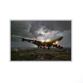 Virgin Atlantic Boeing 747-400 “English Rose” G-VROS – Storm Go-Around | Digital Download