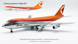 Inflight 200 1/200 CP Air Boeing 747-217B C-FCRE Empress of Australia model aircraft