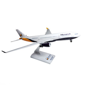 SkyMarks Monarch A330-200 G-SMAN 1:200 scale model aircraft collectable.