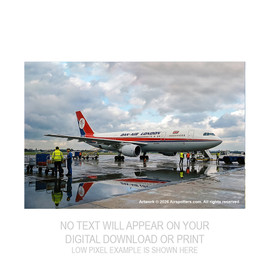 Aviation Artwork: Dan Air London Airbus A300