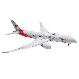 A finely detailed Phoenix 1/400 scale die-cast model of the Japan Airlines Boeing 787-8 Dreamliner, registration JA837J.