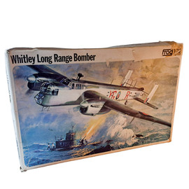 FROG Armstrong Whitworth Whitley Mk V Mk VII bomber scale 1/72 classic collectable model kit.
