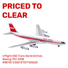 Inflight 200 Trans World Airlines Boeing 707-331B N18710 1/200 IF707TW0625