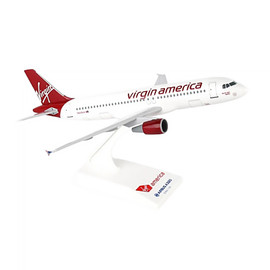 Skymarks 1/150 Airbus A320-200 Virgin America snap-fit display model aircraft SKR777