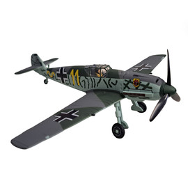 Corgi 1/72 Messerschmitt Bf 109E-3 Yellow 11 flown by Waldemar Wübke of 9./JG 54 Grünherz die-cast model aircraft.