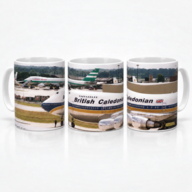 British Caledonian Boeing 747-200 Mug 11oz – Gatwick Aviation Gift