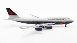 Custom-made 1/200 Boeing 747-400 British Asia Airways G-CIVE model aircraft