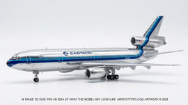 Inflight200 1/200 McDonnell Douglas DC-10-30 Eastern Air Lines N390EA polished model aircraft with display stand