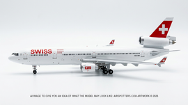 JC Wings SWISS McDonnell Douglas MD-11 HB-IWI 1:200 diecast model JC20880