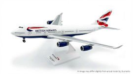 SkyMarks 1/200 Boeing 747 British Airways landing gear down model aircraft