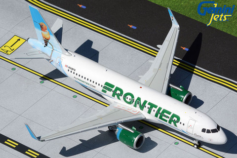 Gemini 200 Frontier Flower the Hummingbird Airbus A320neo N318FR Scale 1/200 G2FFT897