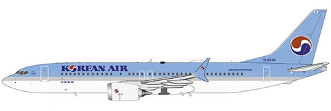 JC Wings Boeing 737 MAX 8 Korean Air HL834 Scale 1/200 JCEW238M002