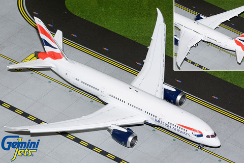 Gemini 200 British Airways Boeing 787-8 Dreamliner Flaps Down G-ZBJG Scale 1/200 G2BAW1120F