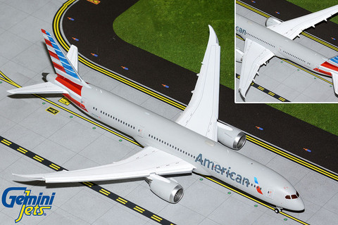 Gemini 200 American Airlines Boeing 787-9 N835AN Flaps Down Scale 1/200 G2AAL1106F