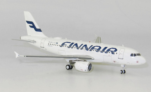 J Fox Models Finnair Airbus A319-112 OH-LVL With Stand Scale 1/200 JFA319006