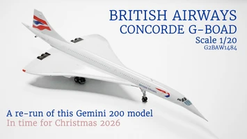 British Airways Concorde G-BOAD Returns in 1/200 Scale for Christmas