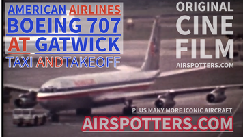 In the 1970s, London Gatwick airport welcomed the iconic American 707, also other classic aircraft.