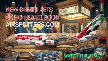 Gemini Jets Emirates Courier Express Airbus A380-800 A6-EET Scale 1/400 GJUAE2384