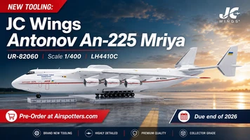 New JC Wings Releases: From the Mighty An-225 to Aurigny’s Dornier