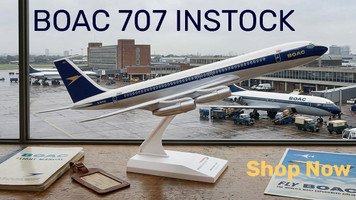Classic BOAC Boeing 707-379C G-AWHU Returns in Model Form