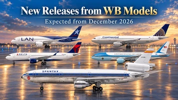 Five New Limited-Edition WB Models in 1:200 Scale