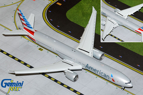 Gemini 200 American Airlines Boeing 777-300ER Flaps down N736AT Scale 1/200 G2AAL1076F